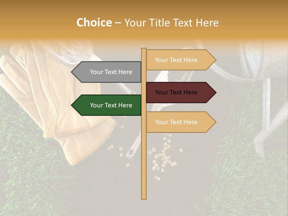 Space Spring Grow PowerPoint Template