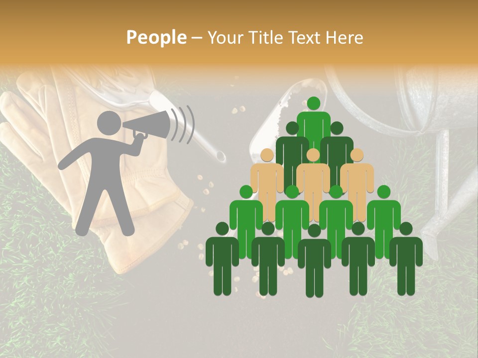 Space Spring Grow PowerPoint Template