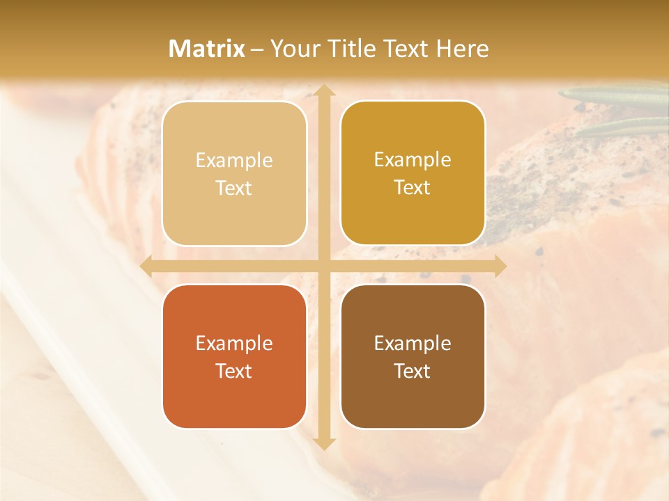 Plate Appetising Gourmet PowerPoint Template