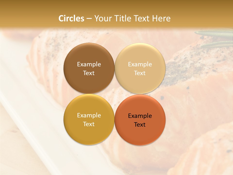 Plate Appetising Gourmet PowerPoint Template