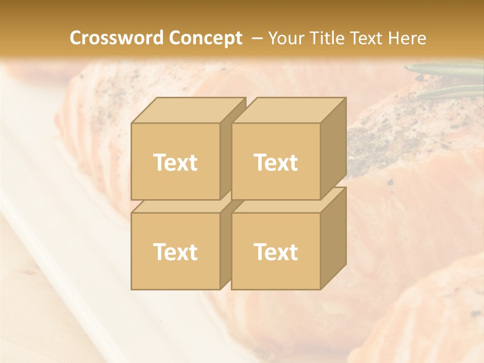 Plate Appetising Gourmet PowerPoint Template