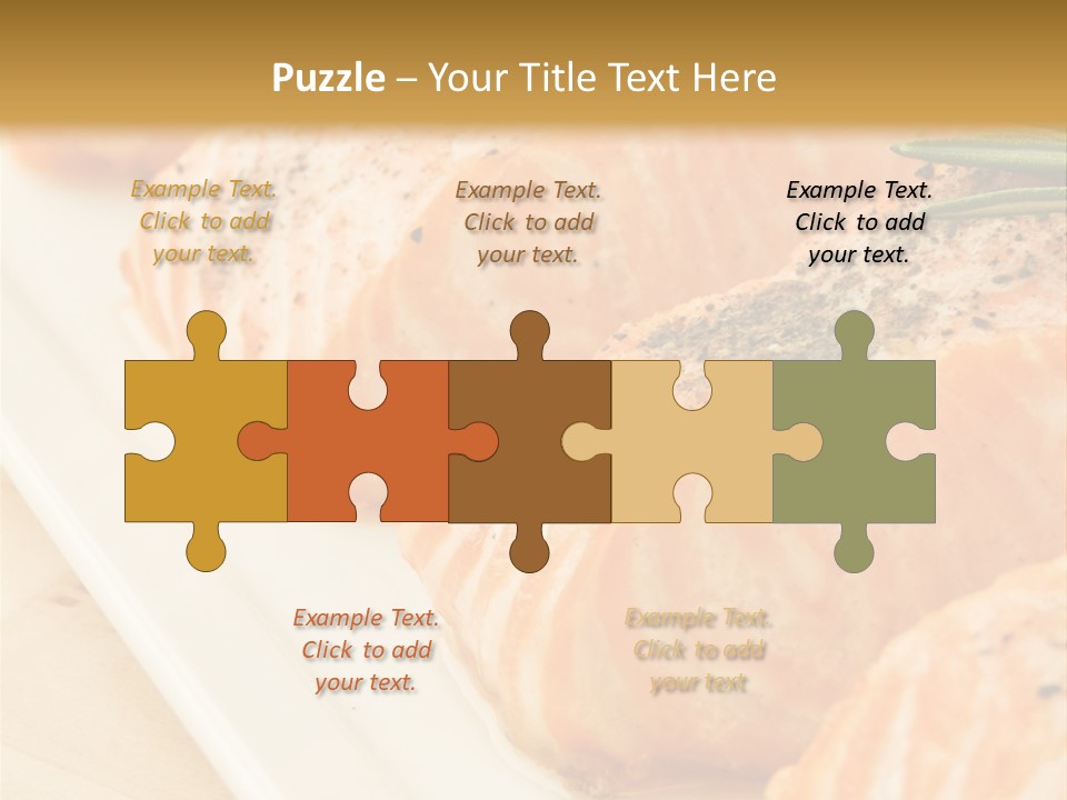 Plate Appetising Gourmet PowerPoint Template