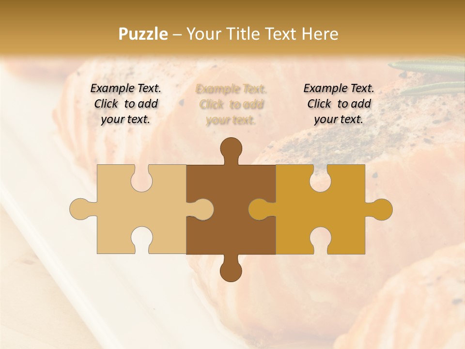 Plate Appetising Gourmet PowerPoint Template