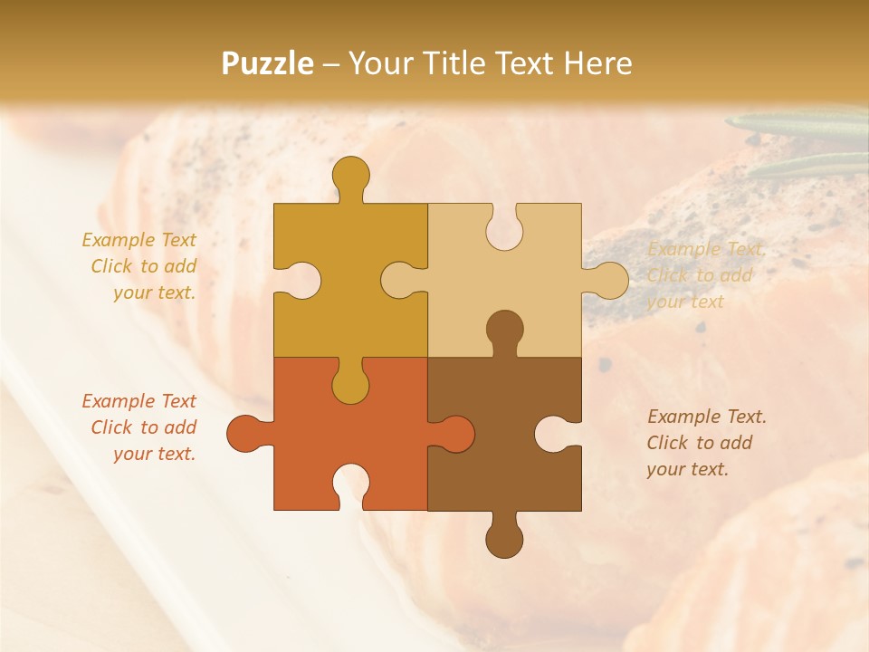 Plate Appetising Gourmet PowerPoint Template