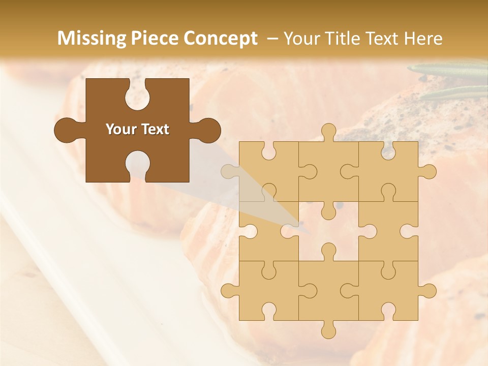 Plate Appetising Gourmet PowerPoint Template