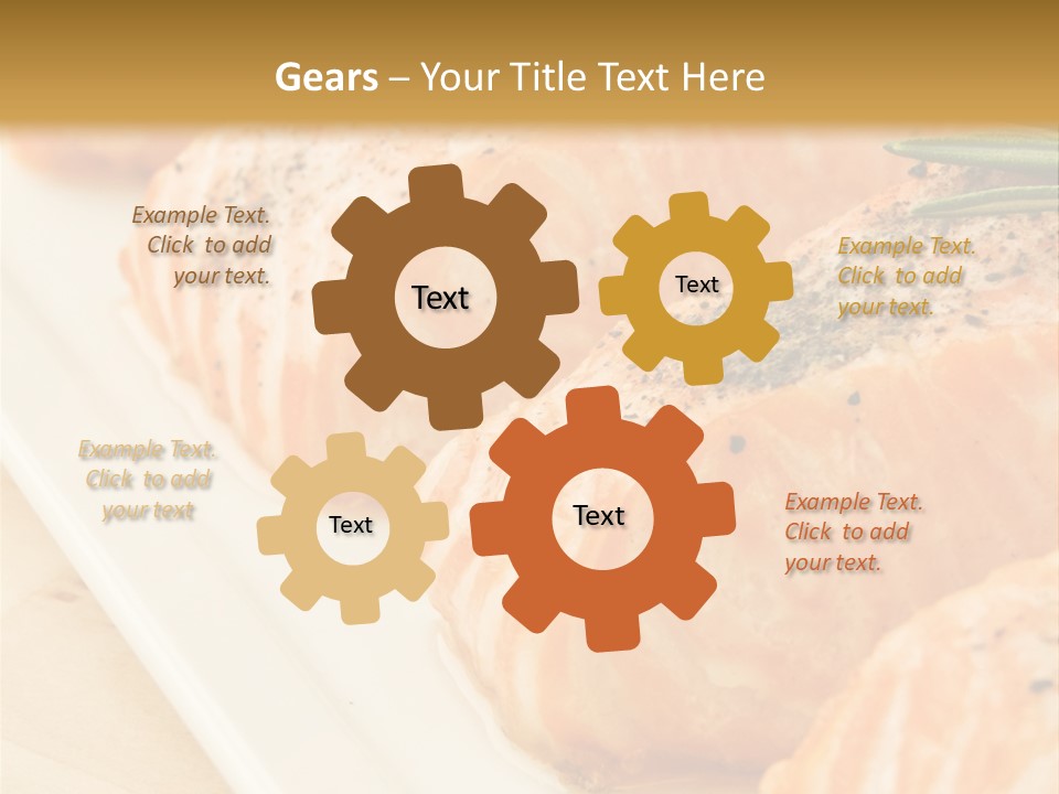 Plate Appetising Gourmet PowerPoint Template