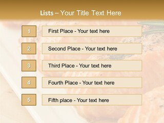 Plate Appetising Gourmet PowerPoint Template