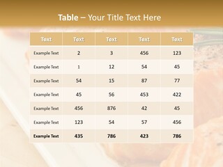 Plate Appetising Gourmet PowerPoint Template