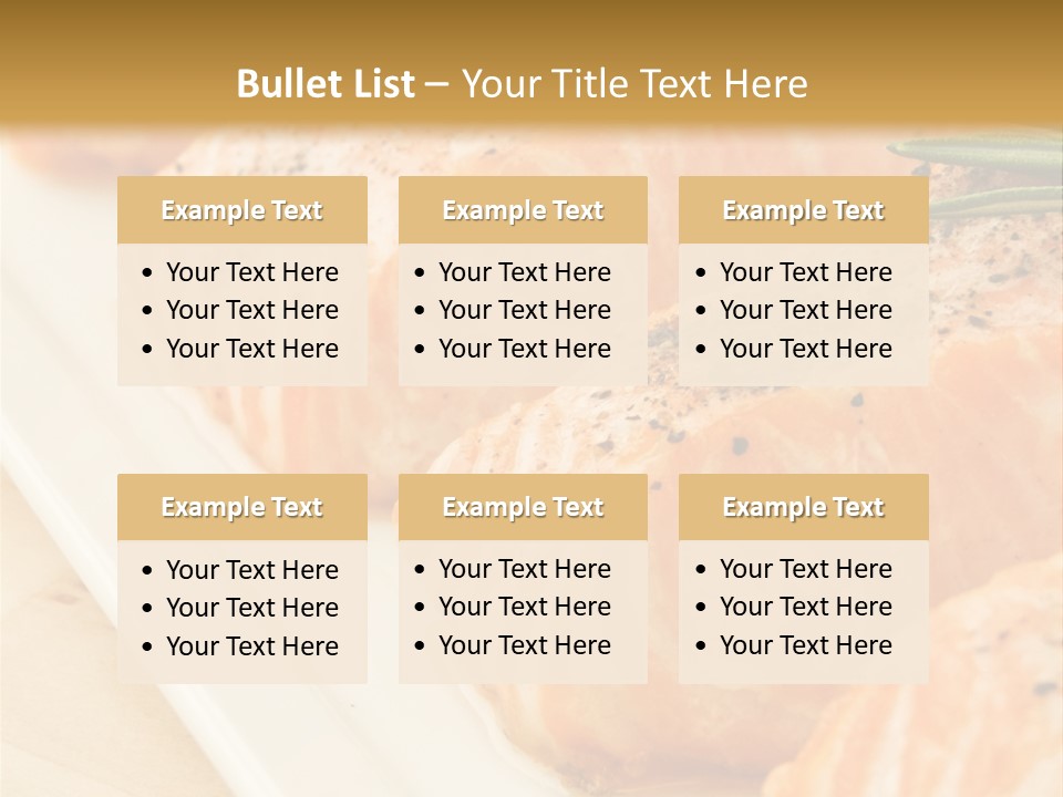 Plate Appetising Gourmet PowerPoint Template