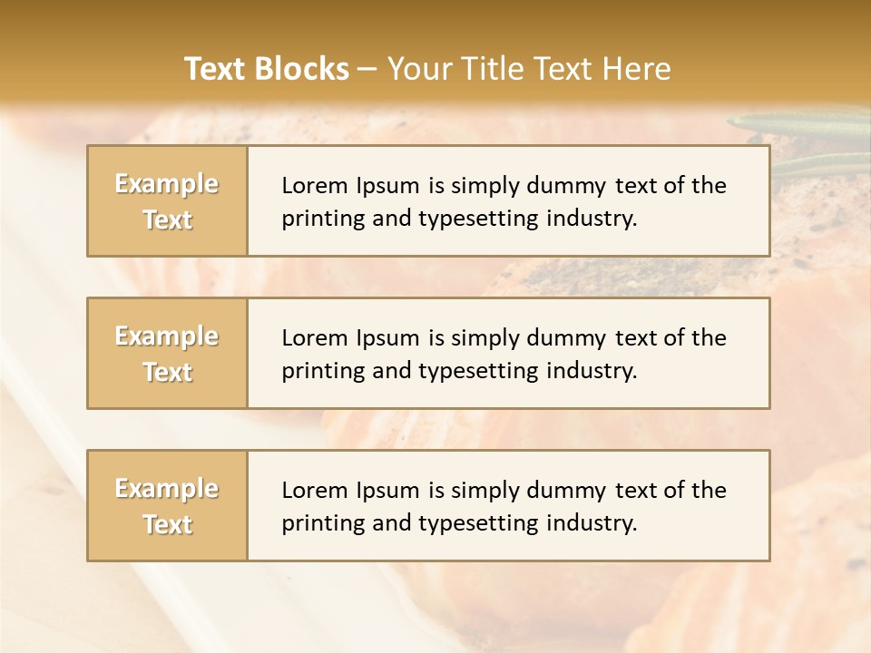 Plate Appetising Gourmet PowerPoint Template