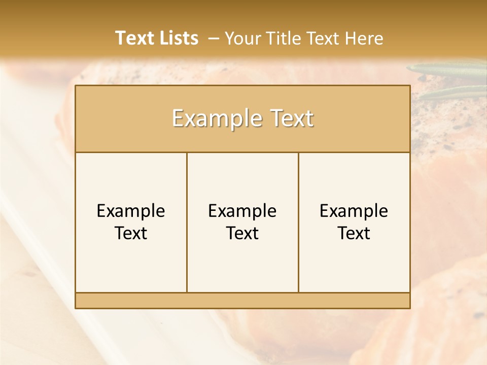 Plate Appetising Gourmet PowerPoint Template