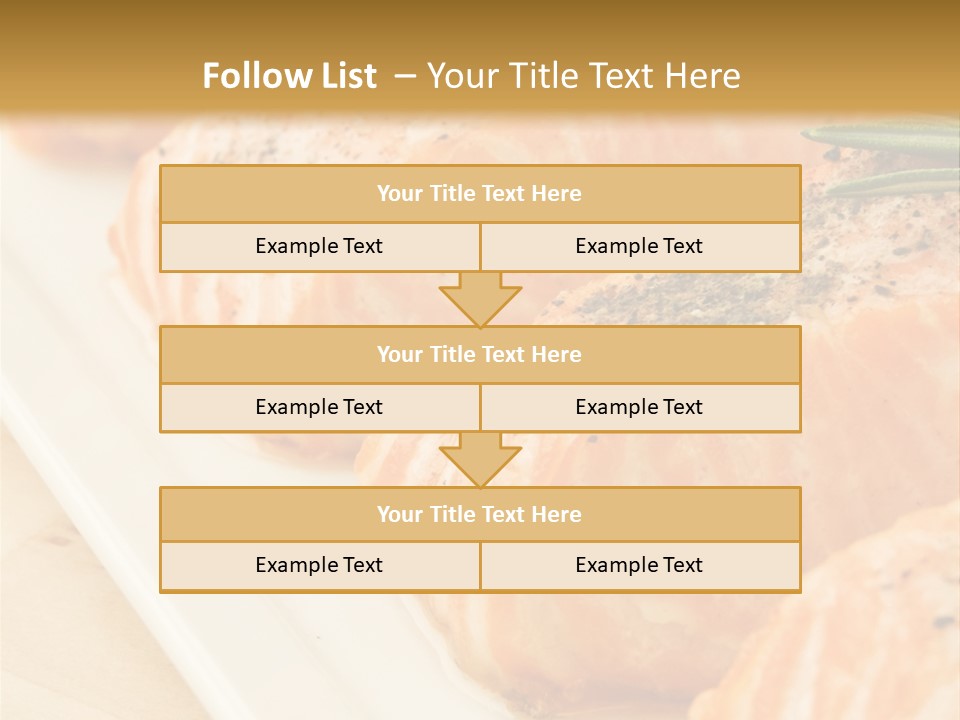 Plate Appetising Gourmet PowerPoint Template