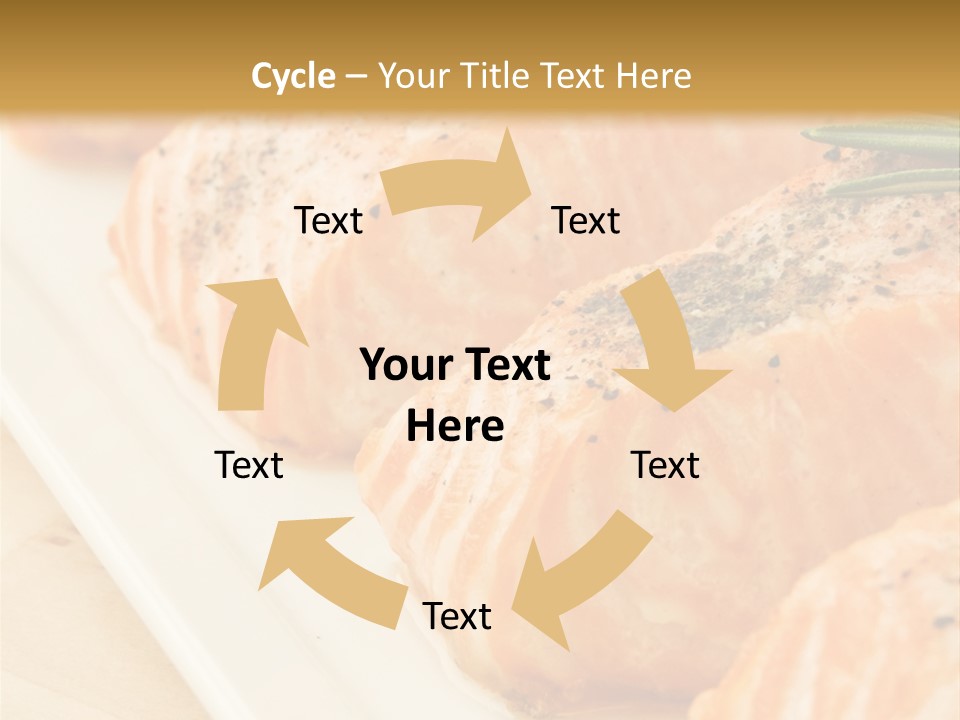 Plate Appetising Gourmet PowerPoint Template