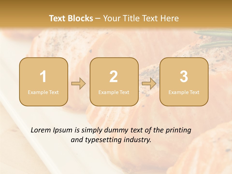 Plate Appetising Gourmet PowerPoint Template