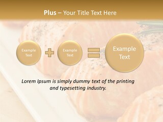 Plate Appetising Gourmet PowerPoint Template