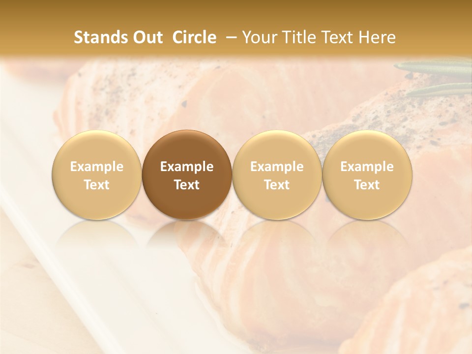 Plate Appetising Gourmet PowerPoint Template