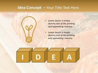 Plate Appetising Gourmet PowerPoint Template