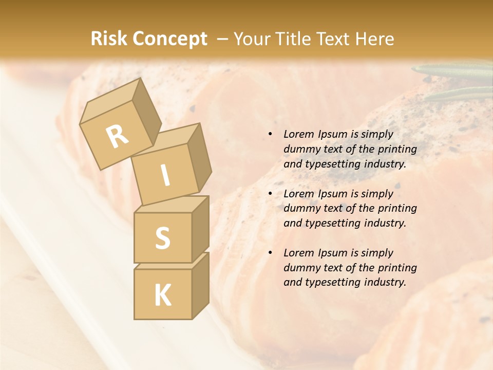 Plate Appetising Gourmet PowerPoint Template