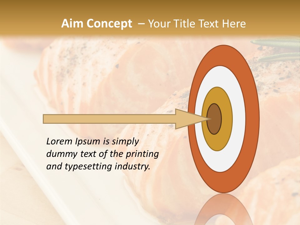 Plate Appetising Gourmet PowerPoint Template