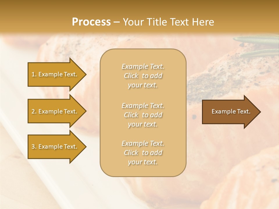 Plate Appetising Gourmet PowerPoint Template