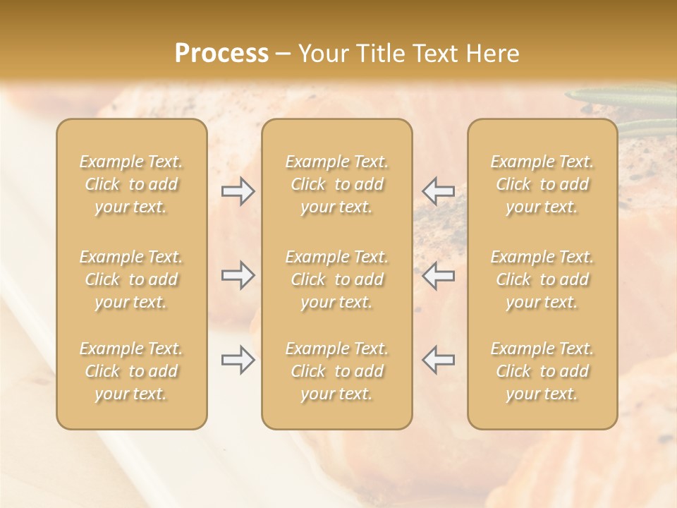 Plate Appetising Gourmet PowerPoint Template
