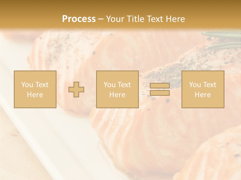 Plate Appetising Gourmet PowerPoint Template