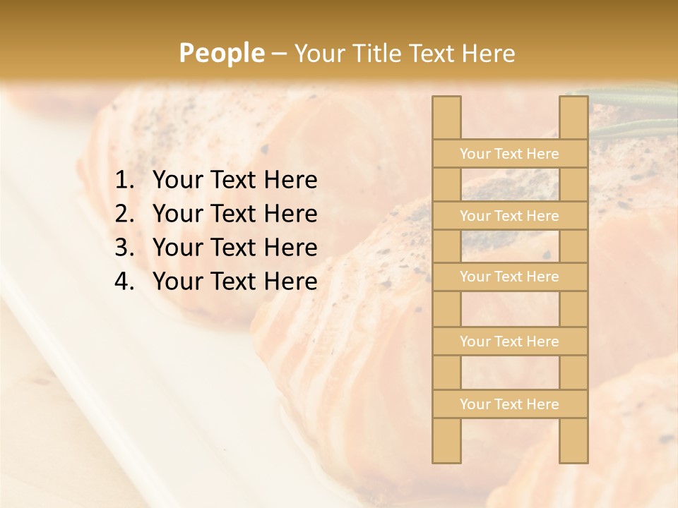 Plate Appetising Gourmet PowerPoint Template