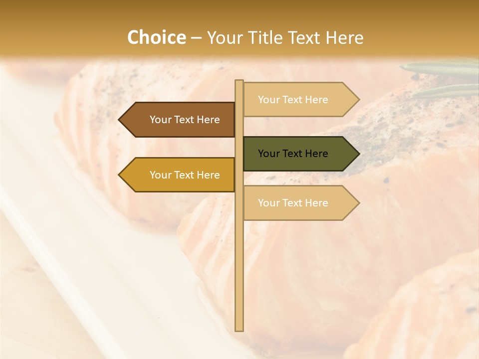 Plate Appetising Gourmet PowerPoint Template