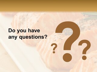 Plate Appetising Gourmet PowerPoint Template