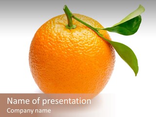 Fresh Isolated Juicy PowerPoint Template