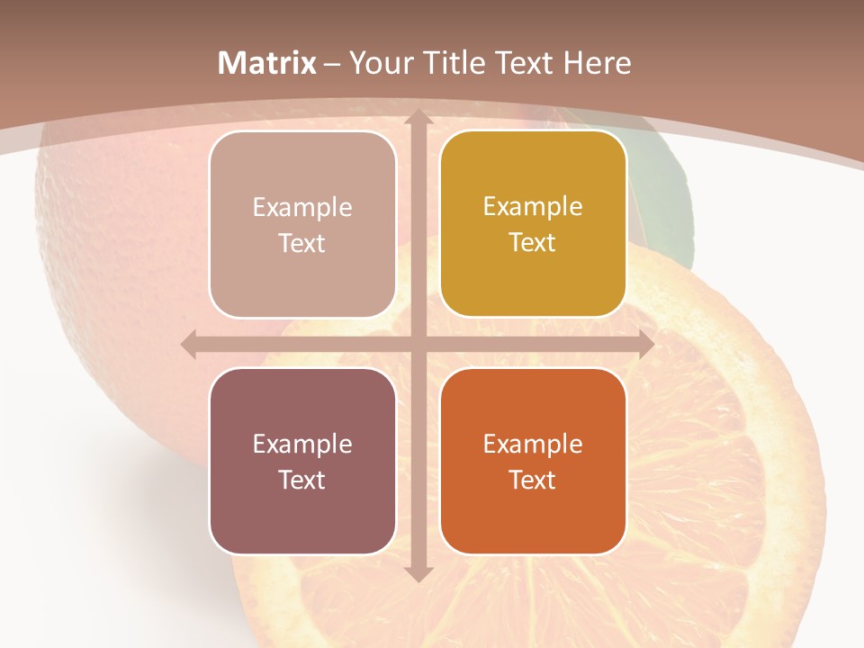 Fresh Cut Orange PowerPoint Template