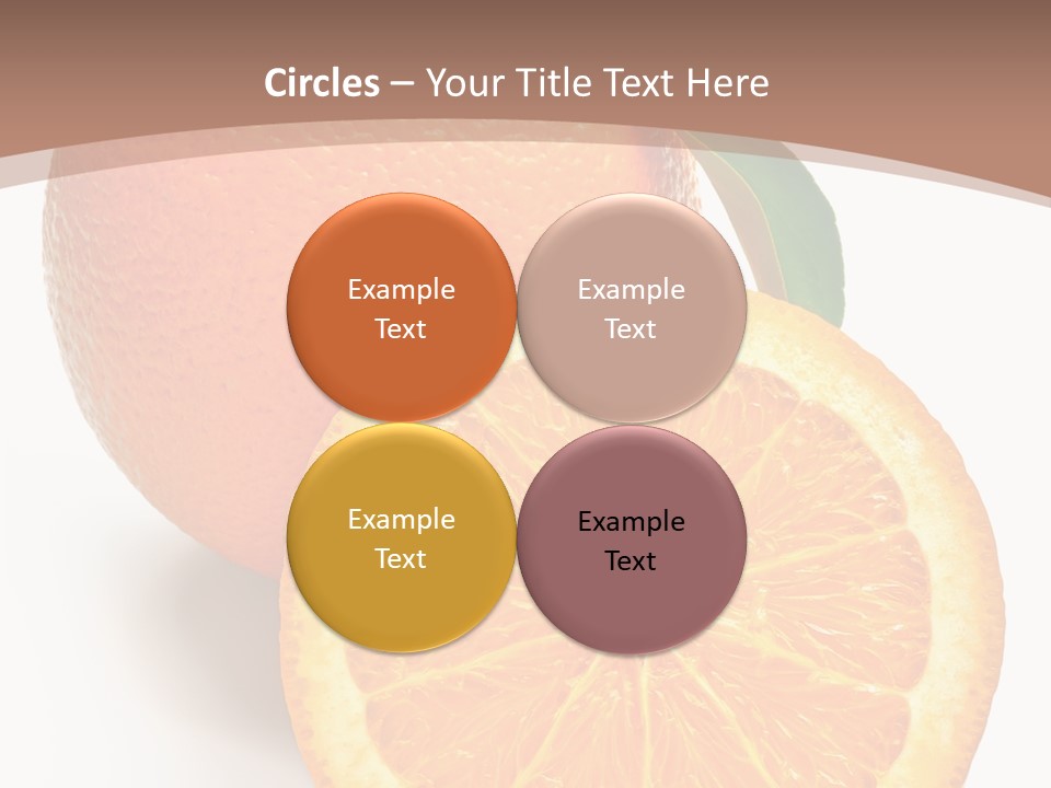 Fresh Cut Orange PowerPoint Template