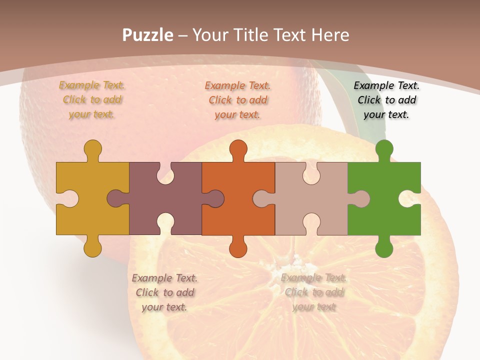 Fresh Cut Orange PowerPoint Template