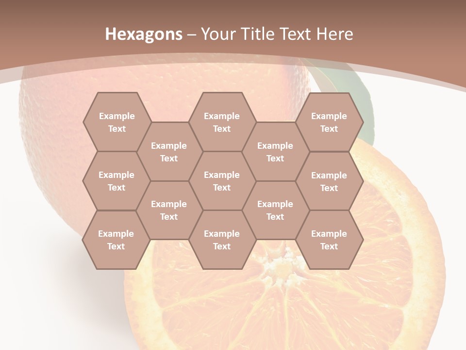 Fresh Cut Orange PowerPoint Template