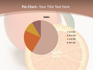 Fresh Cut Orange PowerPoint Template