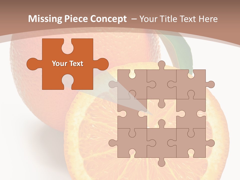 Fresh Cut Orange PowerPoint Template