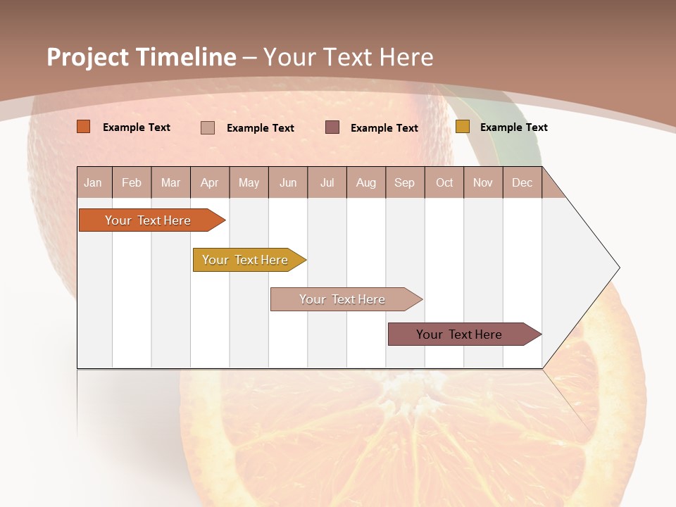 Fresh Cut Orange PowerPoint Template