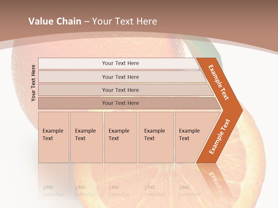 Fresh Cut Orange PowerPoint Template