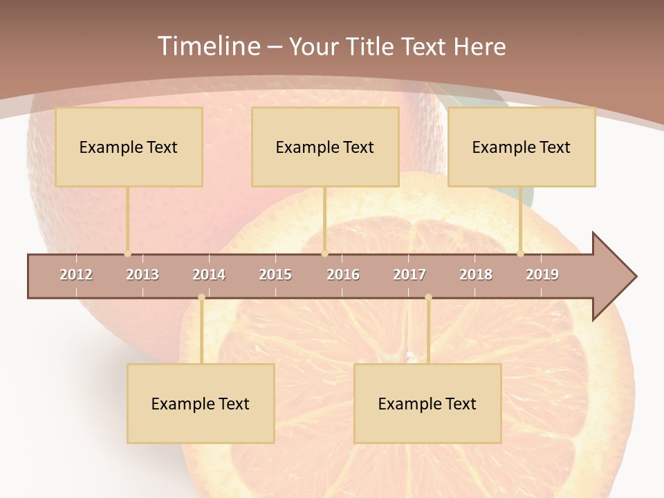 Fresh Cut Orange PowerPoint Template