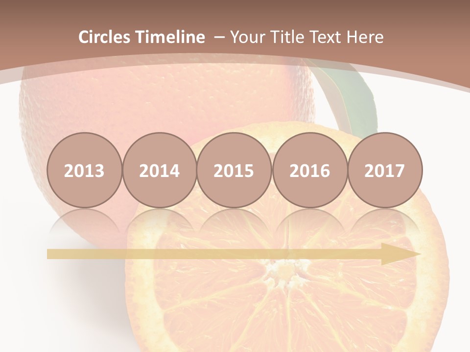 Fresh Cut Orange PowerPoint Template