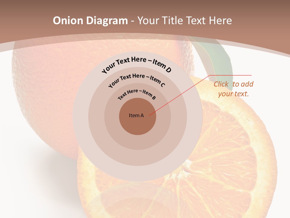 Fresh Cut Orange PowerPoint Template