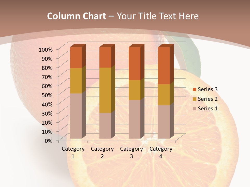 Fresh Cut Orange PowerPoint Template