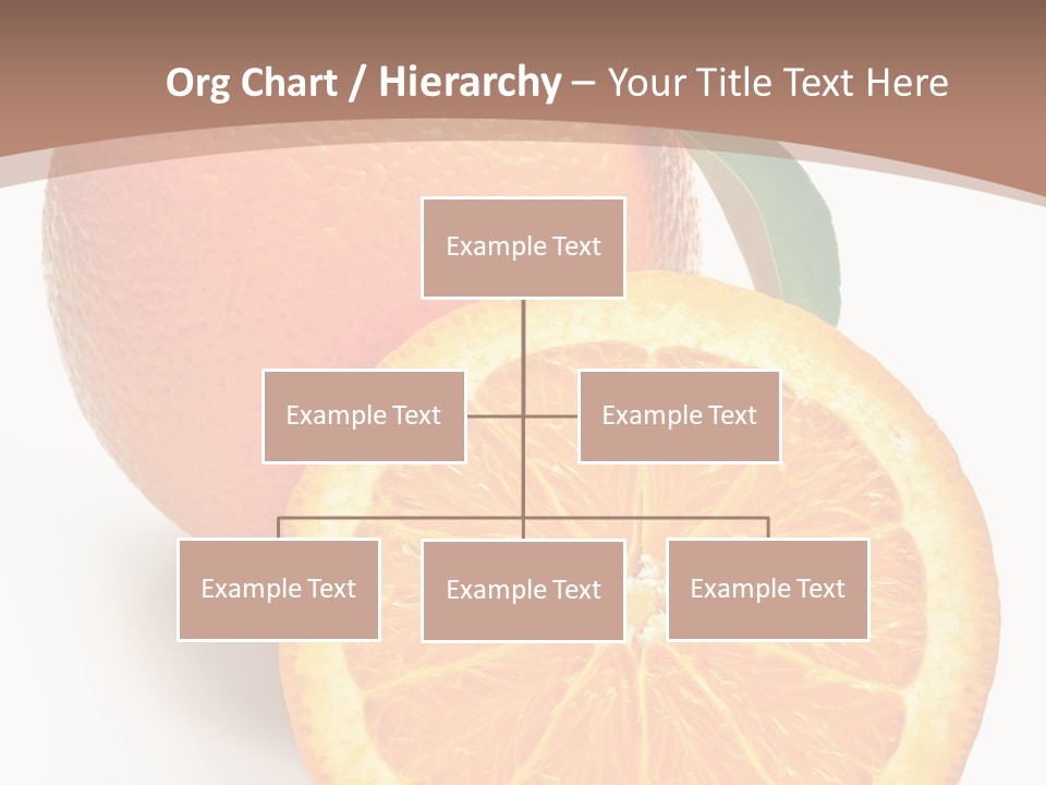 Fresh Cut Orange PowerPoint Template