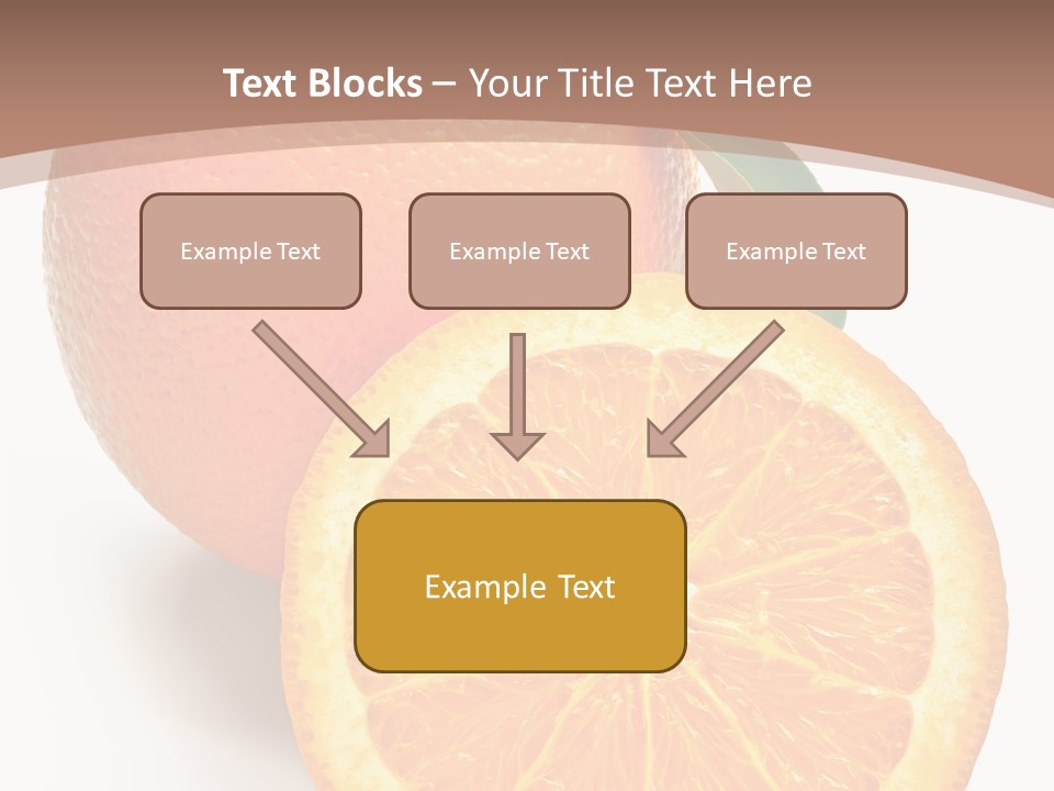 Fresh Cut Orange PowerPoint Template