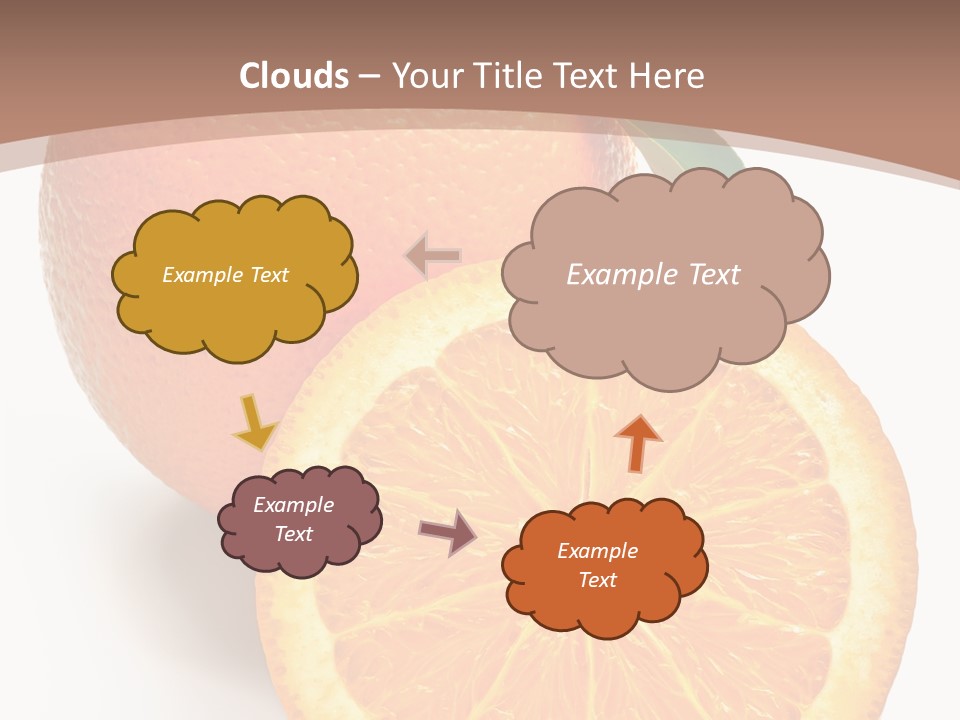 Fresh Cut Orange PowerPoint Template