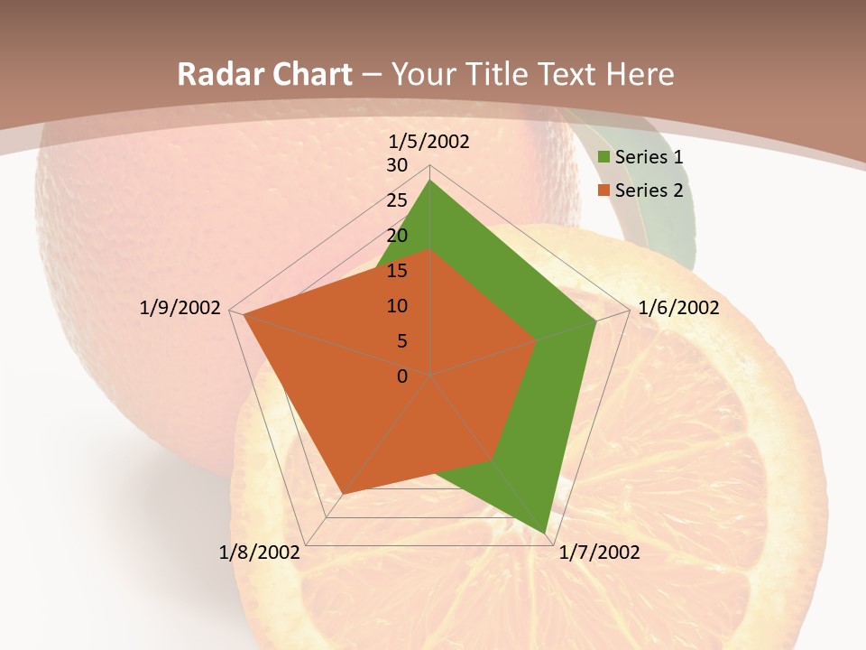 Fresh Cut Orange PowerPoint Template