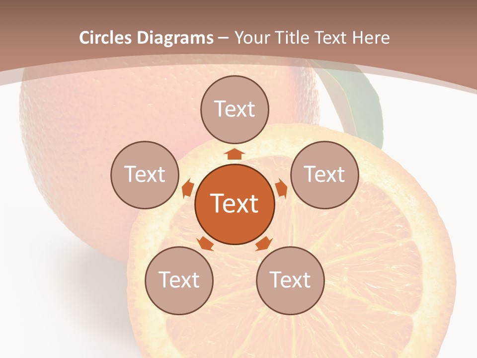 Fresh Cut Orange PowerPoint Template