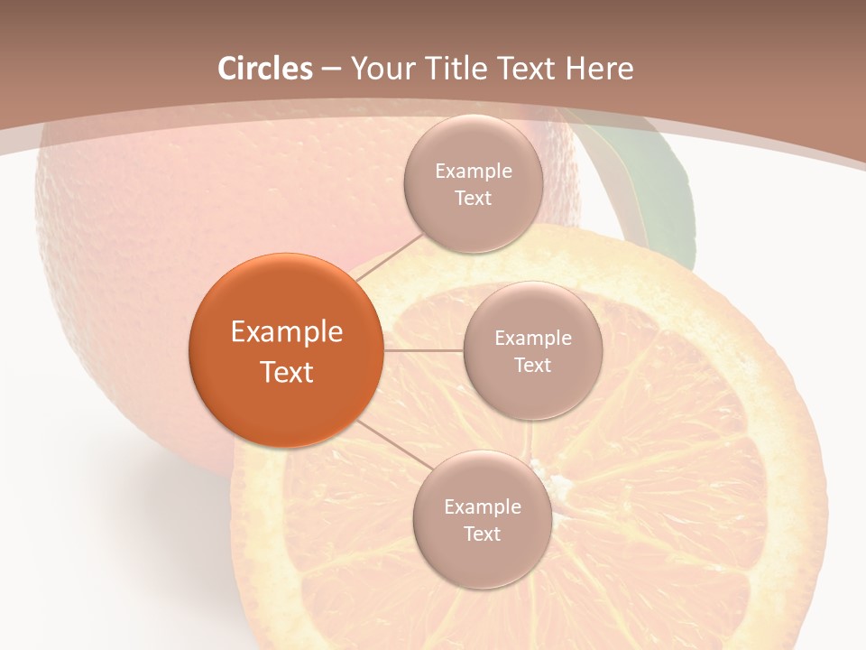 Fresh Cut Orange PowerPoint Template