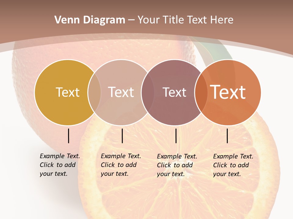 Fresh Cut Orange PowerPoint Template