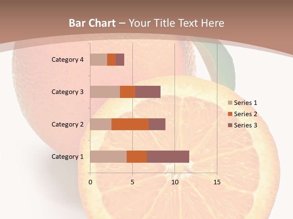Fresh Cut Orange PowerPoint Template